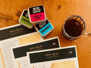 Tjekliste til alle dine quizspil fra Box Quiz - Puslespilsbutikken i ❤️ af Helsingør
