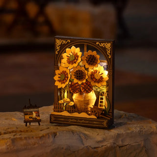 Golden Sunflower 3D-Puzzle 266 Teile von Robotime