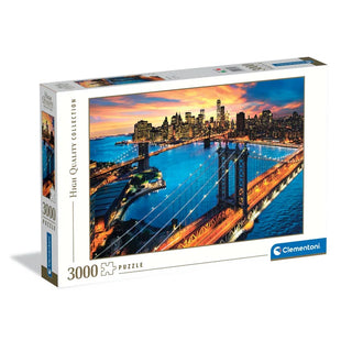 New York 3000 brikker puslespil fra Clementoni