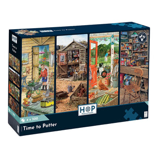 Time to Potter Puzzles 4 x 500 Teile von House of Puzzles