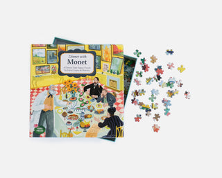 Dinner with Monet puslespil med 1000 brikker fra Thames & Hudson