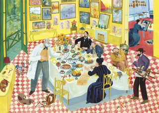Dinner with Monet puslespil med 1000 brikker fra Thames & Hudson