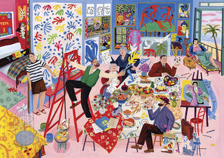 Dinner with Matisse puslespil med 1000 brikker fra Thames & Hudson