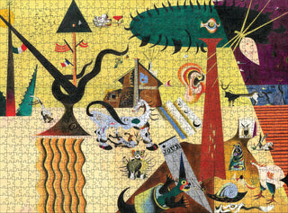 Joan Miró: The Tilled Field 1000 brikker puslespil fra Pomegranate