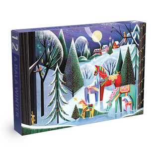 Ein Dala Winter 1000-teiliges Weihnachtspuzzle von Penny Puzzle
