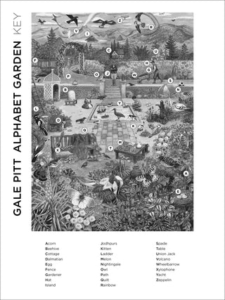 Alphabet Garden 1000 brikker puslespil fra Pomegranate