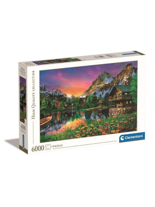 Alpine Lake 6000 brikker puslespil fra Clementoni.