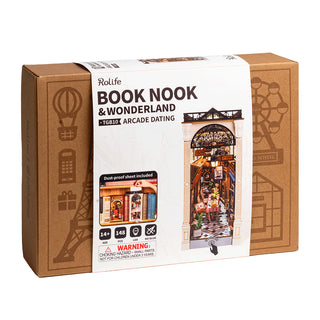 Arcade Dating Book Nook 148 brikker 3D-puslespil