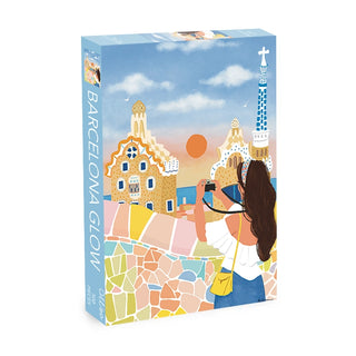 Barcelona Glow Puzzle 500 Teile von Olleo