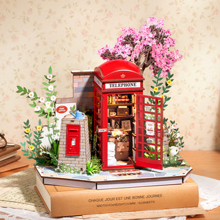 Blossom Book Booth 3D-Puzzle 116 Teile von Robotime