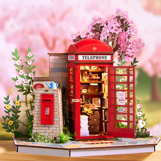 Blossom Book Booth 3D-Puzzle 116 Teile von Robotime