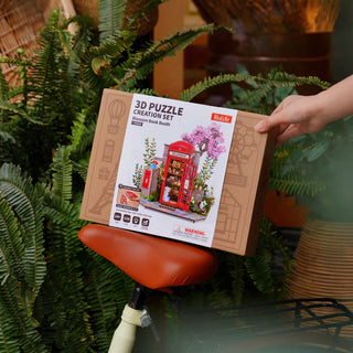 Blossom Book Booth 3D-Puzzle 116 Teile von Robotime