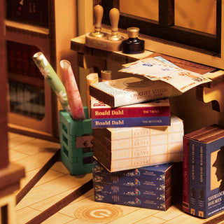 Bookstore Book Nook 194 brikker 3D-puslespil