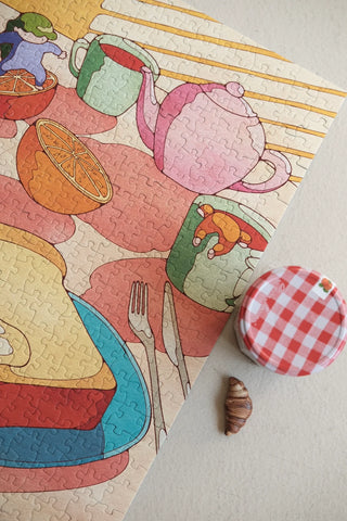 Breakfast Party puslespil med 500 brikker fra The Puzzle Theory