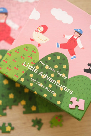 Bubbie Little Adventurers minipuslespil 196 brikker fra The Puzzle Theory