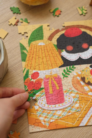 Bubbie Warm Wishes minipuslespil 196 brikker fra The Puzzle Theory