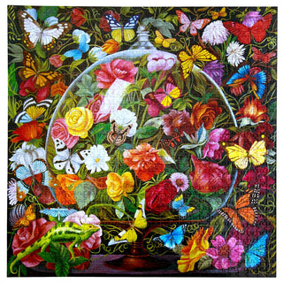 Butterfly Still Life 1000 brikker puslespil fra eeBoo