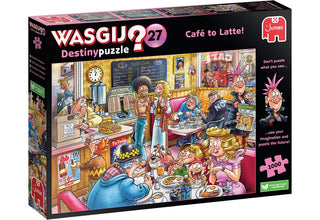 Wasgij Destiny 27, 1000 brikker puslespil Café to Latte