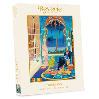 Castle Library luksuspuslespil 1000 brikker fra Reverie
