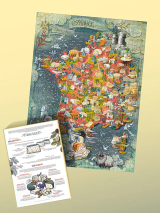 Cheese Puzzle puslespil 1000 brikker Water & Wines