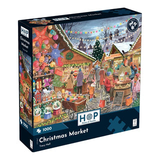 Christmas Markets 1000 brikker puslespil fra House of Puzzles.