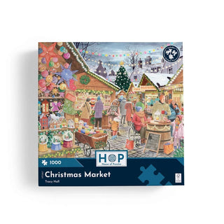 Christmas Markets 1000 brikker puslespil fra House of Puzzles.