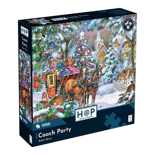 Coach Party 1000 brikker puslespil fra House of Puzzles.
