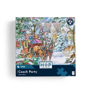 Coach Party 1000 brikker puslespil fra House of Puzzles.