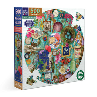 Collecting Nature eeBoo 500 brikker rundt puslespil