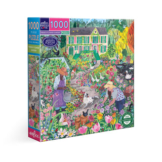 French Flower Garden 1000 piece puzzle from eeBoo 