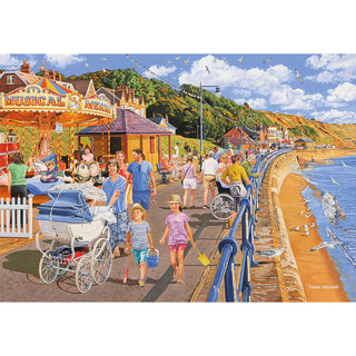 „Am Meer“ – 4 x 500-teiliges Puzzle von Gibson 