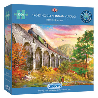 Überquerung des Glenfinnan-Viadukts Gibson 1000-teiliges Puzzle 