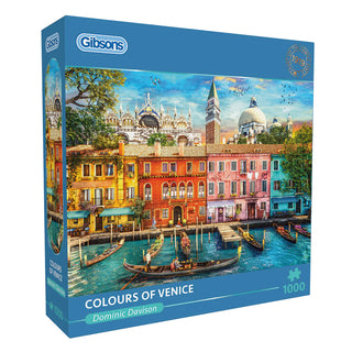 Gibson 1000 brikker puslespil - Colours of Venice