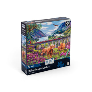 Glenfinnan Ladies 1000-teiliges Puzzle von House of Puzzles 