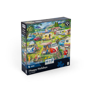 Frohe Feiertage 1000-Teile-Puzzle von House of Puzzles 
