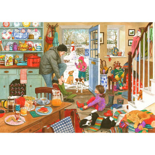 Woolly Hats and Wellies 1000 piece puzzle from House of Puzzles
