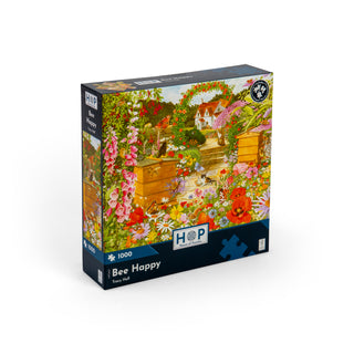Bee Happy 1000 brikker puslespil fra House of Puzzles