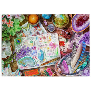 Happy Vibes 1000 brikker puslespil fra House of Puzzles.