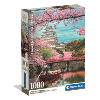 Himeji Castle 1000 brikker puslespil fra Clementoni