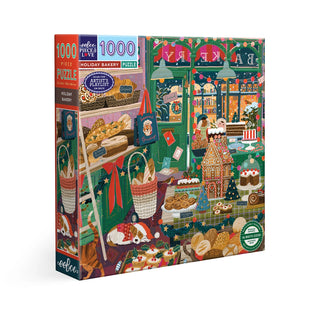 Holiday Bakery 1000-teiliges Weihnachtspuzzle von eeBoo 
