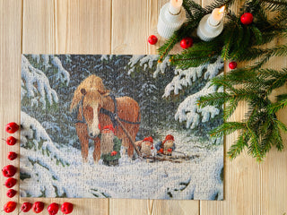 Into the Woods 500 brikker julepuslespil fra Penny Puzzle
