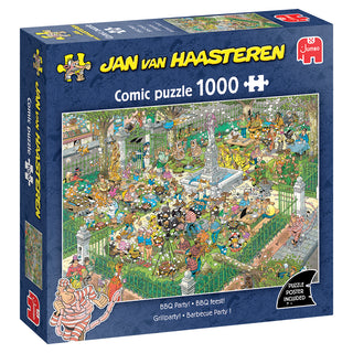BBQ Party 1000 Teile Puzzle Jan van Haasteren
