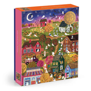 Joy Laforme Spooky Village 1000 brikker julepuslespil fra Galison.