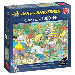 Camping im Wald Jan van Haasteren 1000 Teile