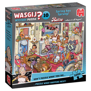 Wasgij Retro Mystery 10 Spring has Sprung! med 1000 brikker