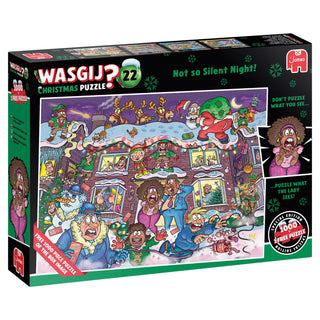 Wasgij Christmas 22, 1000 brikker puslespil Not so Silent Night!