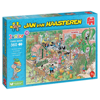 The School Garden 360 brikker børnepuslespil +7 år fra van Haasteren.