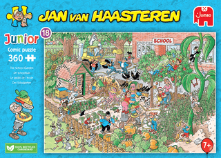 The School Garden 360 brikker børnepuslespil +7 år fra van Haasteren.