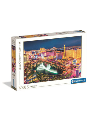 Las Vegas 6000 brikker puslespil fra Clementoni