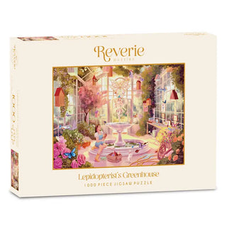 Luxuspuzzle „Gewächshaus des Lepidopterologen“, 1000 Teile, von Reverie
